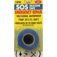 DynaGrip SOS Silicone Tape - Blue, 3m x 25mm, , scaau_hi-res