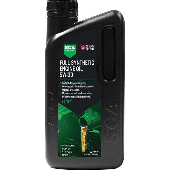 SCA Full Synthetic Engine Oil 5W-30 1 Litre, , scaau_hi-res