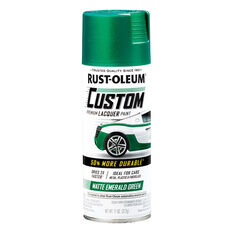 Rust-Oleum Aerosol Paint Custom Lacquer, Matte Green - 311g, , scaau_hi-res