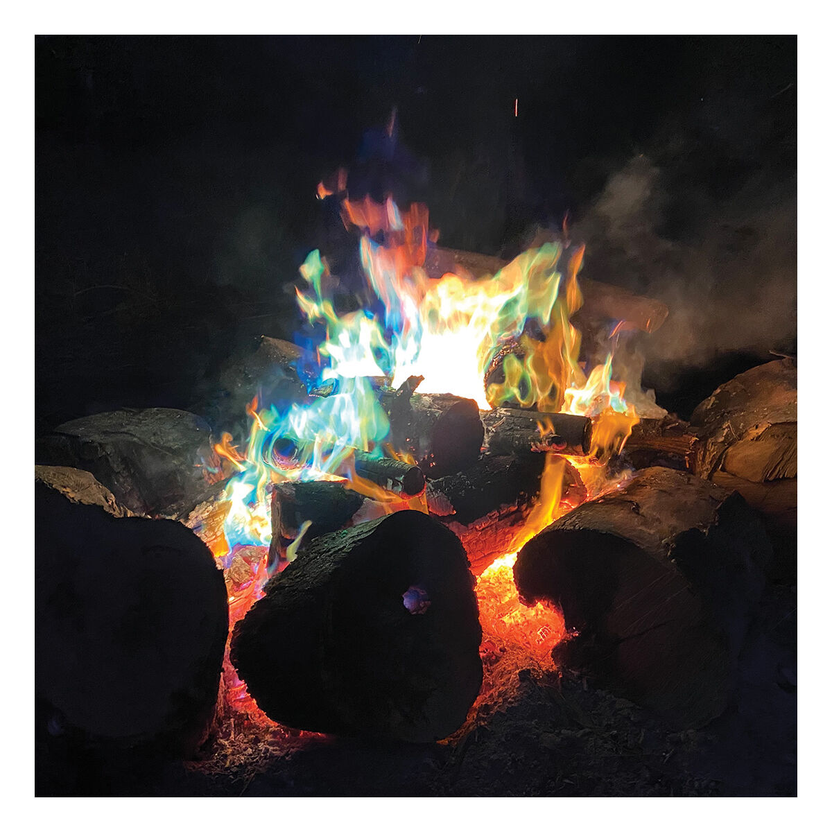 OZtrail Colour Change Flames 25g, , scaau_hi-res