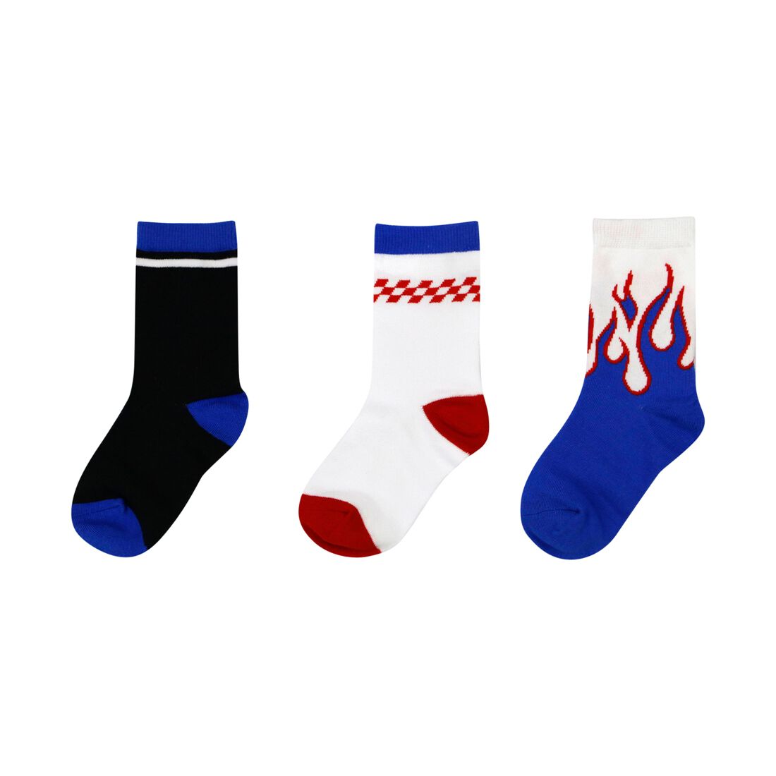 Hot Wheels Kids Socks 3 Pack Size 9-12, , scaau_hi-res