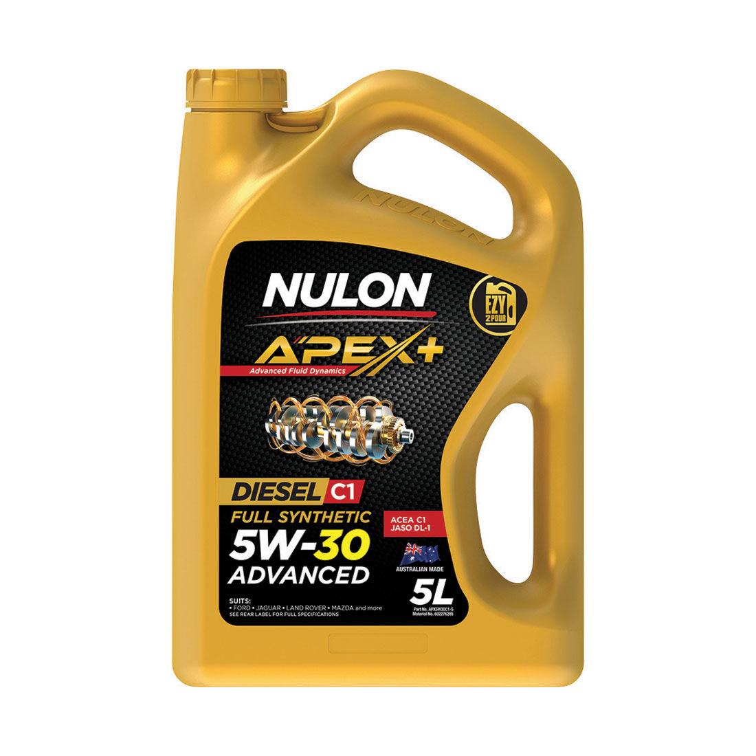 Nulon Apex+ 5W-30 Advanced C1 5 Litre, , scaau_hi-res