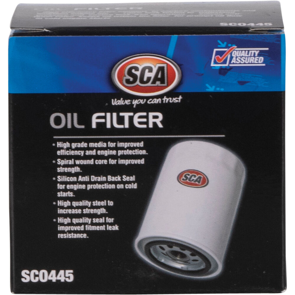 SCA Oil Filter SCO445 (Interchangeable with Z445) Supercheap Auto