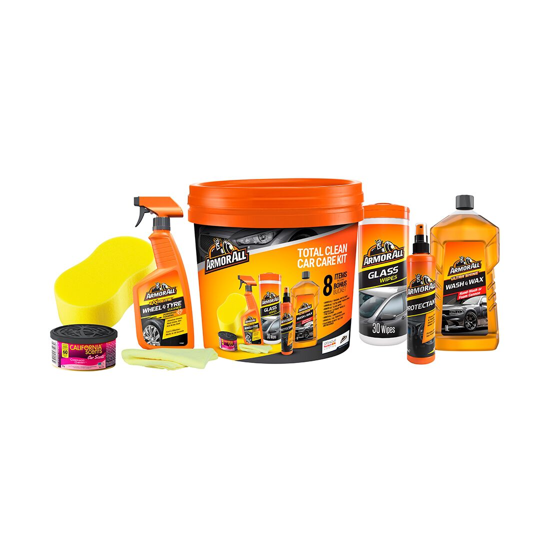 Armor All Total Clean Car Care Kit 8 Piece, , scaau_hi-res