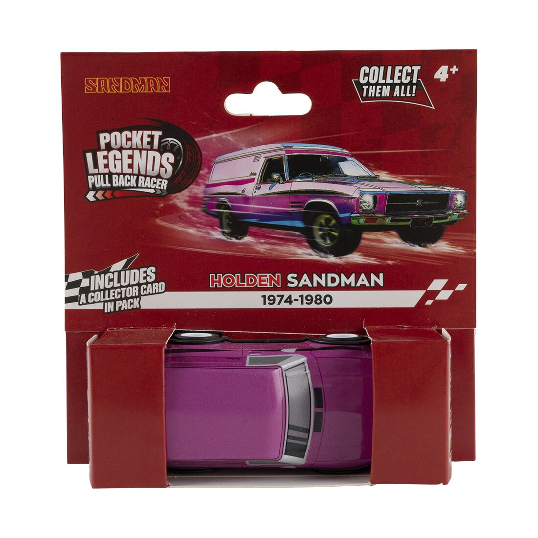 Pocket Legends Pull Back Racer - Sandman, , scaau_hi-res