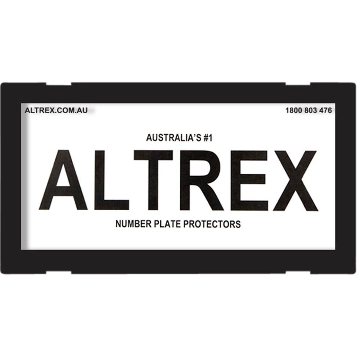 Altrex Number Plate Protector Motobrike Clear 9DMBNL
