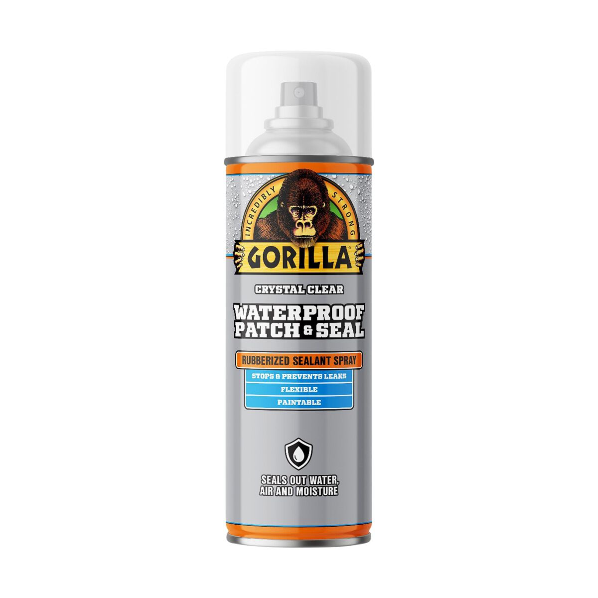 Gorilla Spray Waterproof Patch & Seal Clear 396g/14oz, , scaau_hi-res