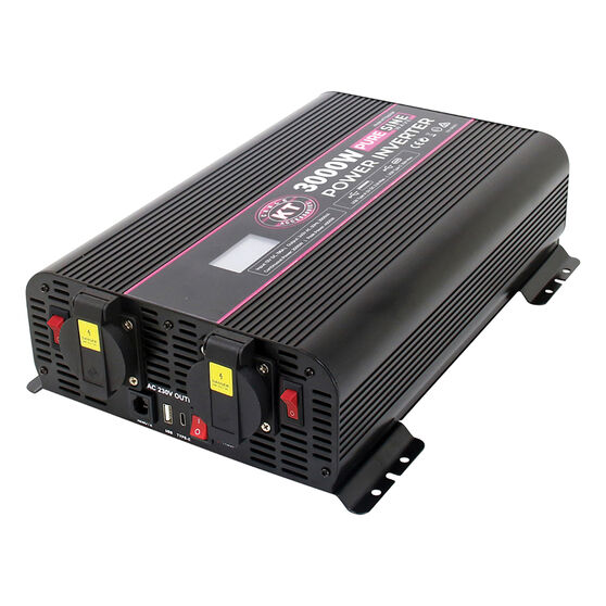 KT Cables Pure Sine Wave Power Inverter With Remote 3000W 240V, , scaau_hi-res