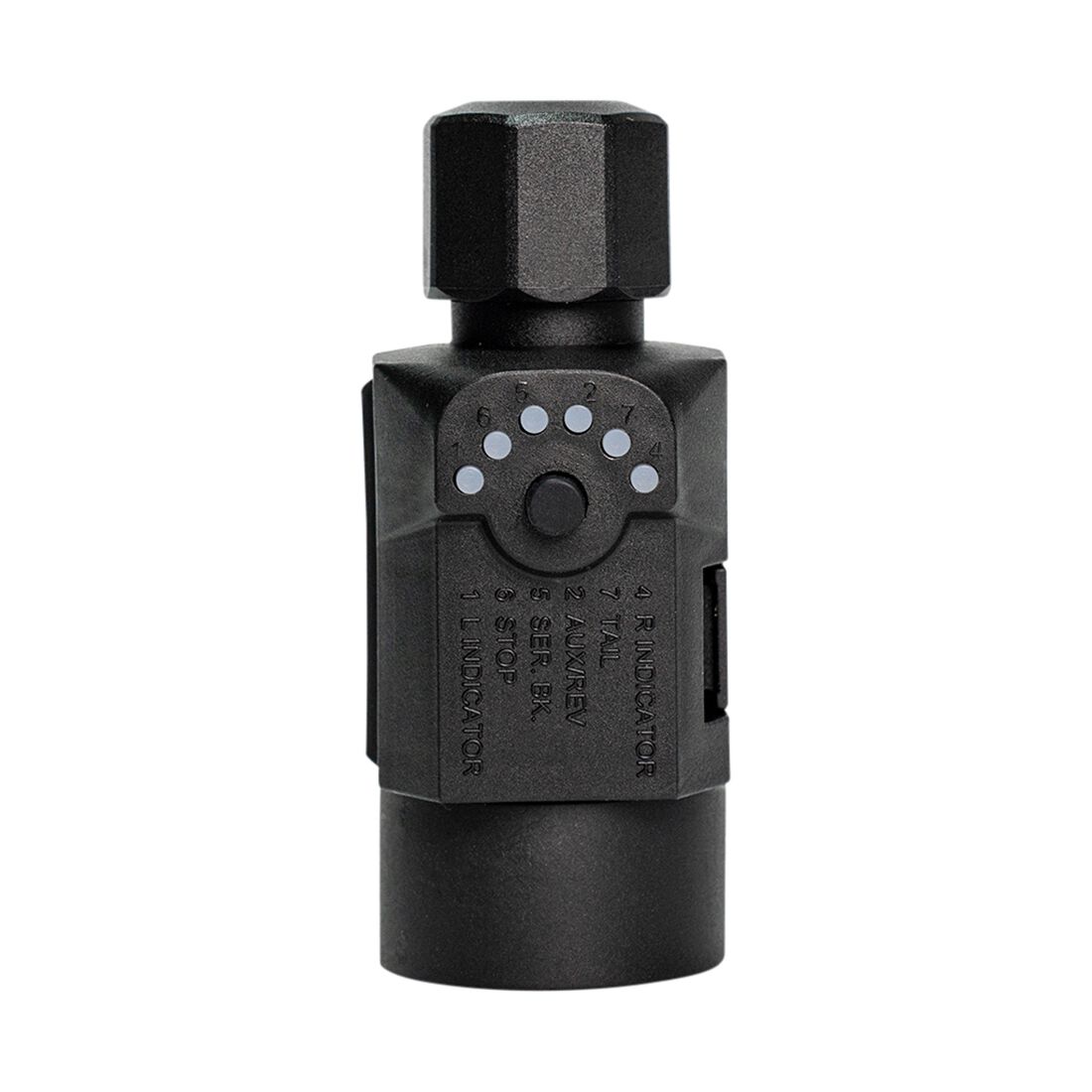 SCA Trailer Plug 7 Pin Large Round LED, , scaau_hi-res