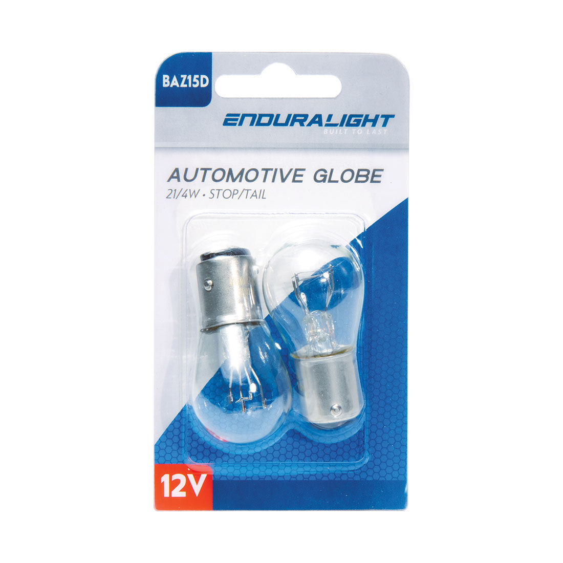 ENDURALIGHT Automotive Globes - Stop/ Tail 12V, 21/4W, BAZ15D, , scaau_hi-res