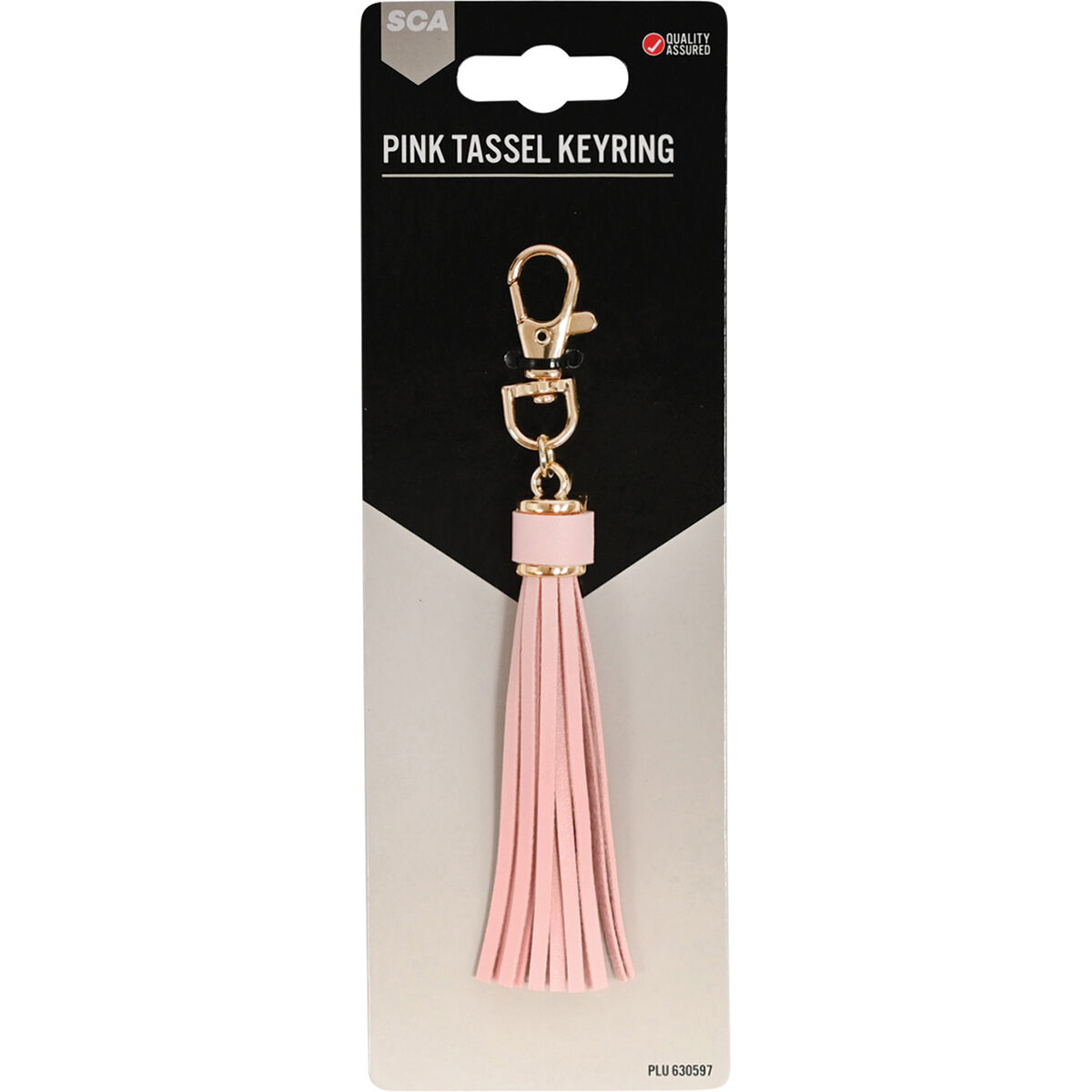 Pink clearance tassel keychain