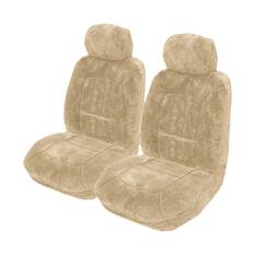 Platinum CLOUDLUX Sheepskin Seat Covers - Bamboo Adjustable Headrests Size 30 Airbag Compatible, , scaau_hi-res