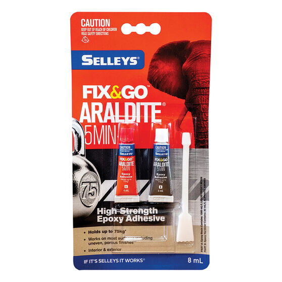 Selleys Fix & Go Epoxy 5min 8mL, , scaau_hi-res