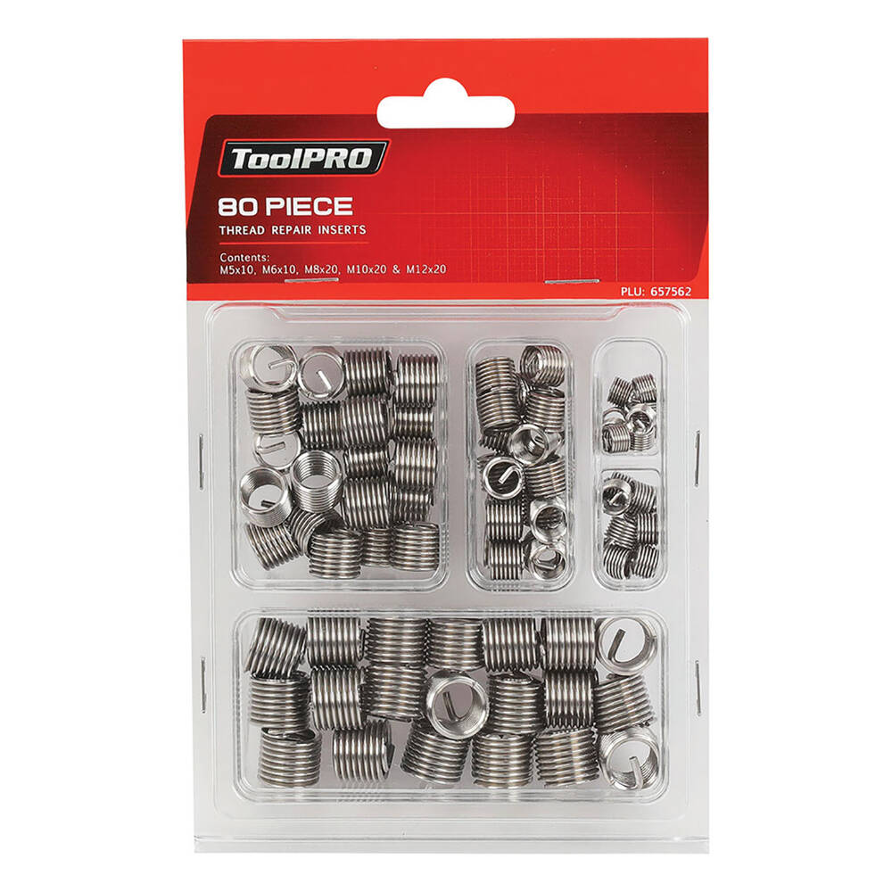 ToolPRO Thread Repair Insert Kit 80 Piece | Supercheap Auto
