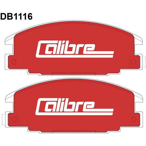 Calibre Disc Brake Pads DB1116CAL, , scaau_hi-res
