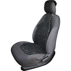 SCA Wooden Bead Seat Cushion -  Black Single, , scaau_hi-res