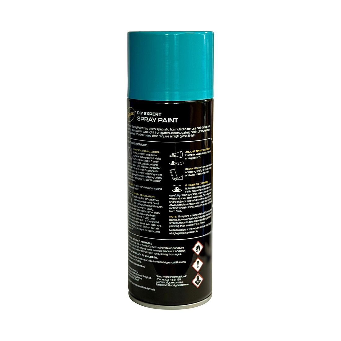 5 Star Enamel Spray Paint Turquioise 250g, , scaau_hi-res