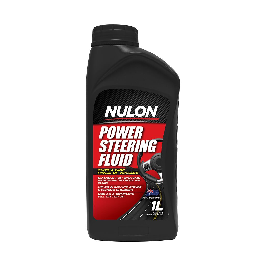 Nulon Power Steering Fluid 1 Litre, , scaau_hi-res