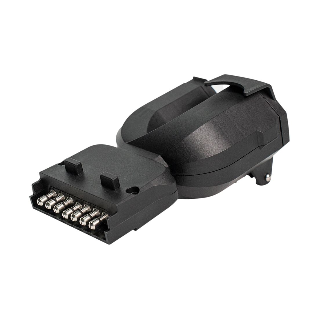 SCA Trailer Adaptor 3 Way 7 Pin Flat Socket to 7 Pin Small Round Plug, 7 Pin Large Round Plug, , scaau_hi-res