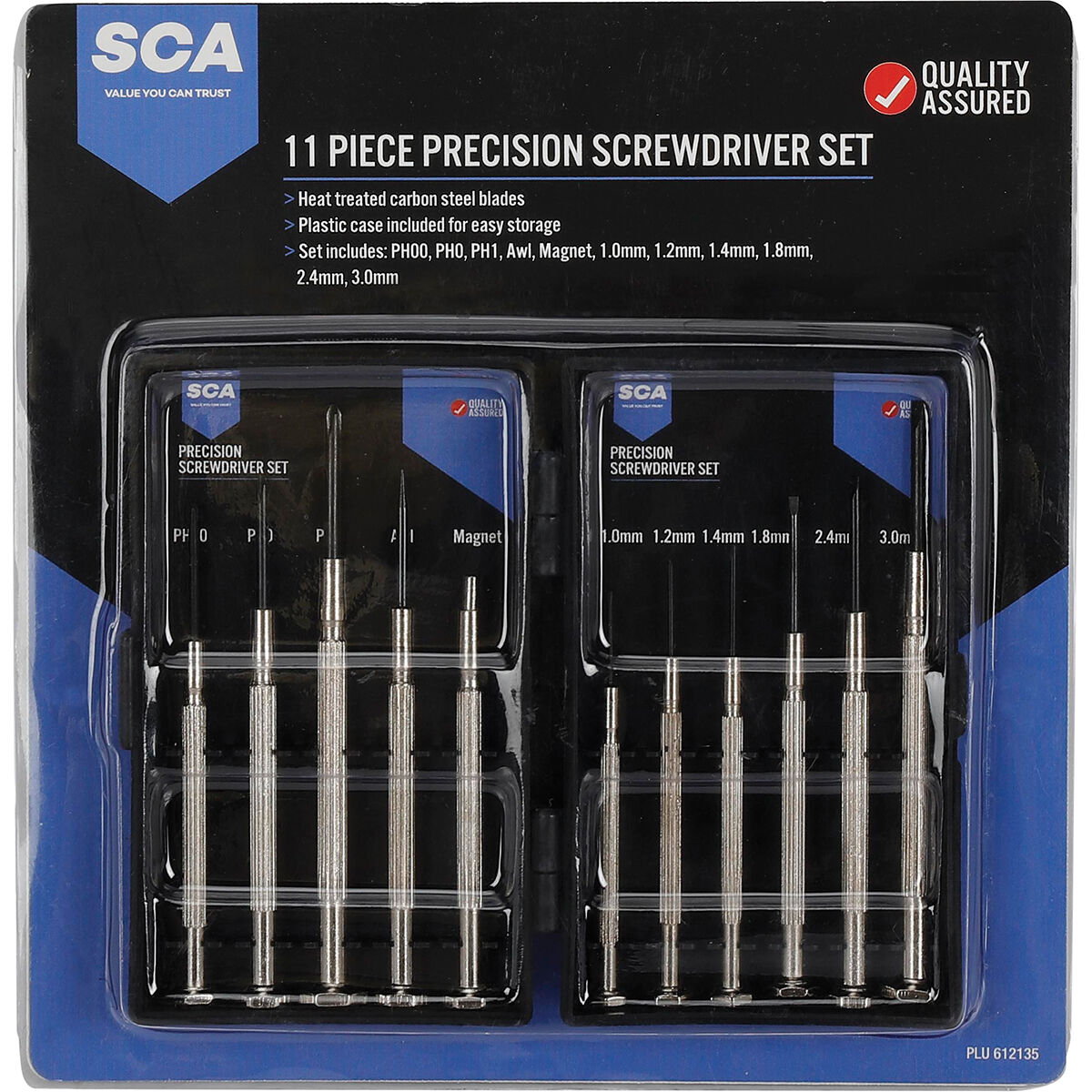 SCA Precision Screwdriver Set - 11 Piece, , scaau_hi-res