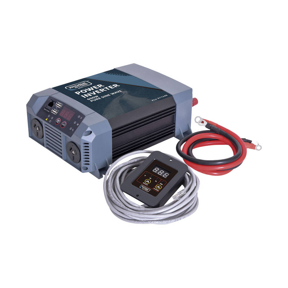 Ridge Ryder Pure Sine Wave Power Inverter 600W | Supercheap Auto