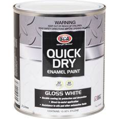 SCA Quick Dry Enamel, White - 2 Litre, , scaau_hi-res