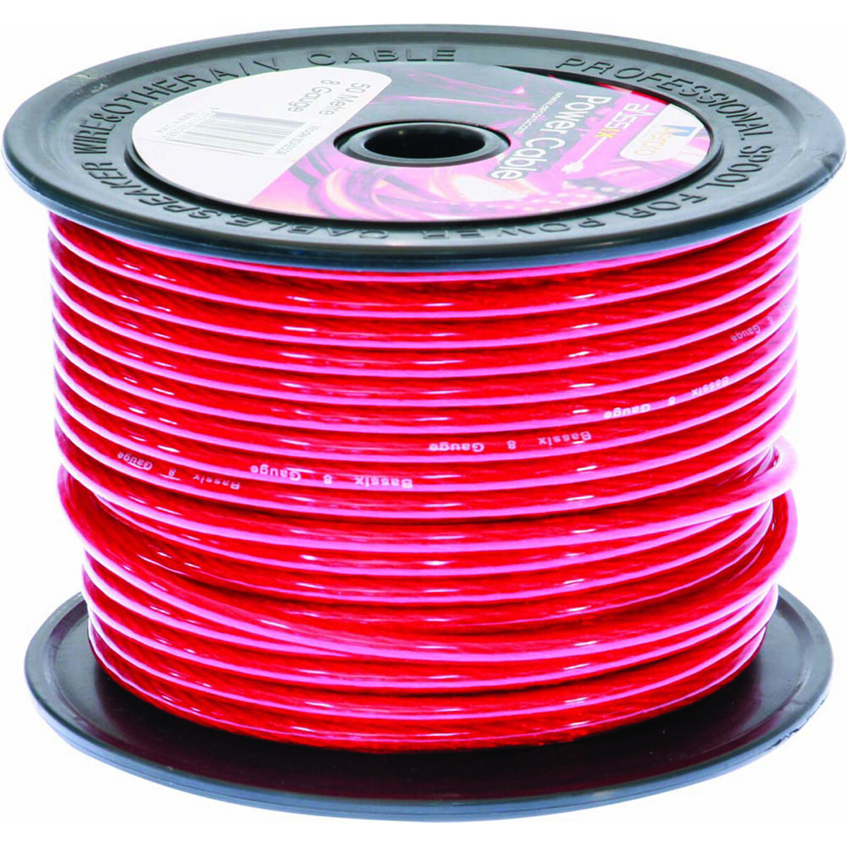 Aerpro Power Cable - 8 AWG, Red, Sold 