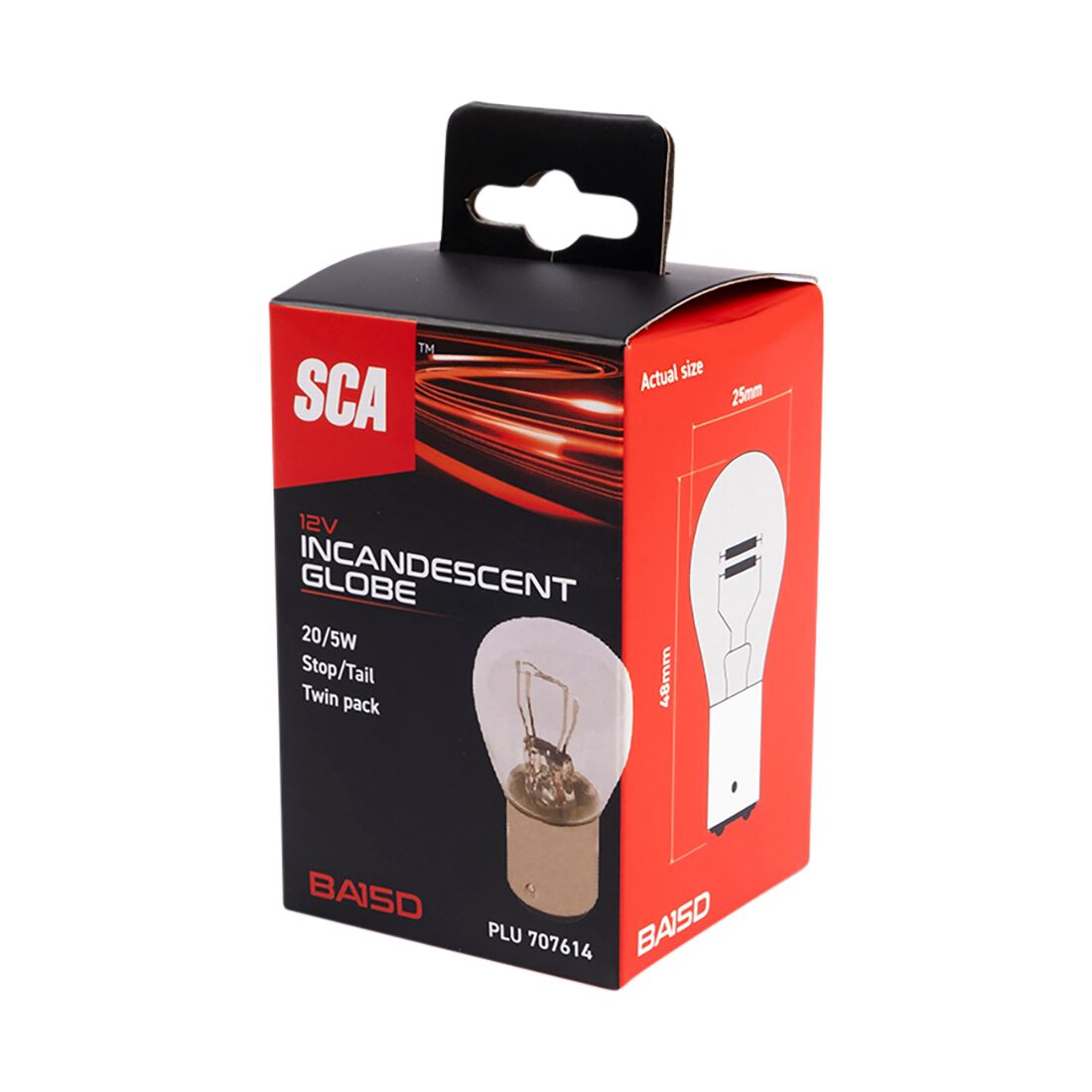 SCA Incandescent Globe - P20  20/5W - 2 Pack, , scaau_hi-res