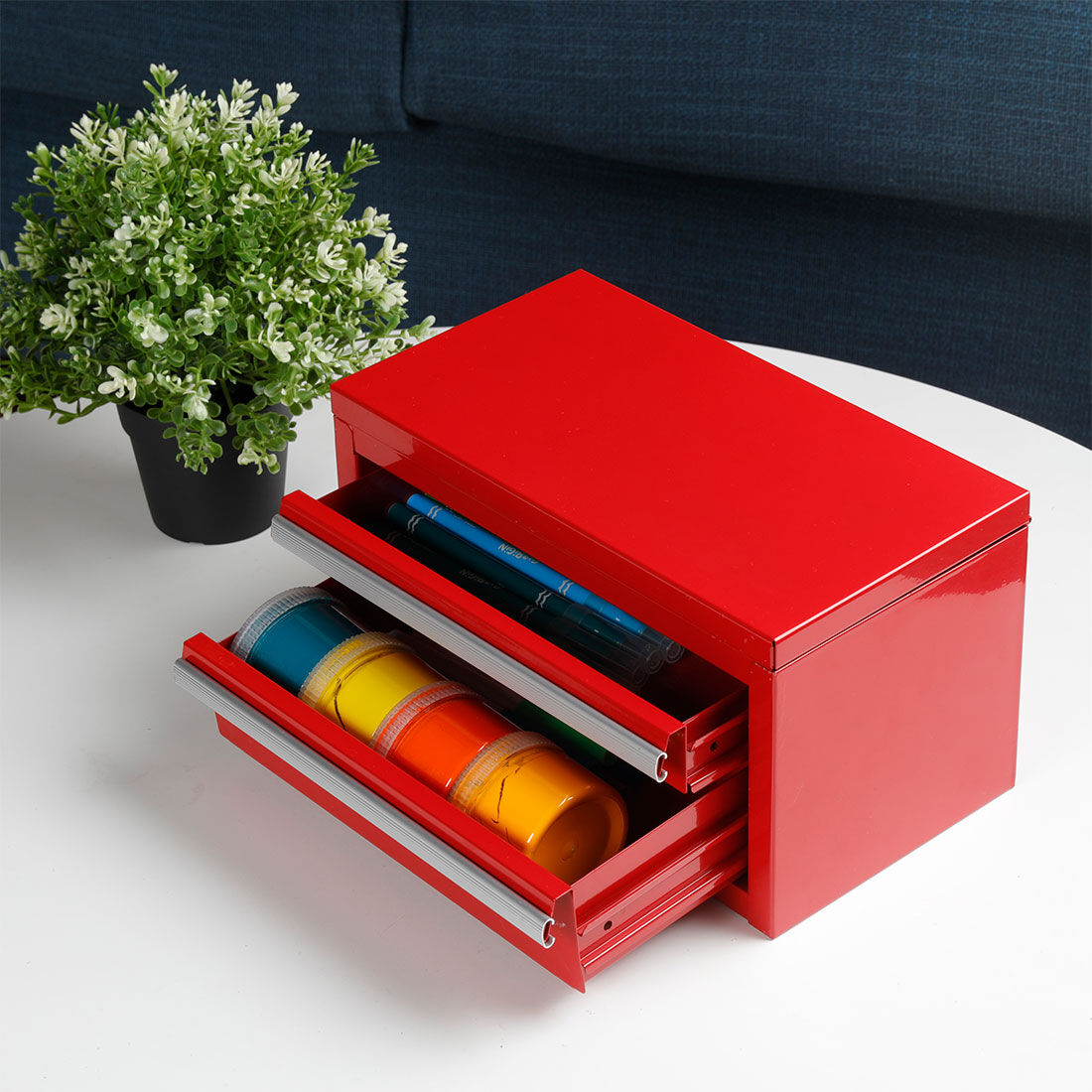 ToolPRO Mini Tool Chest 2 Drawer Red, , scaau_hi-res