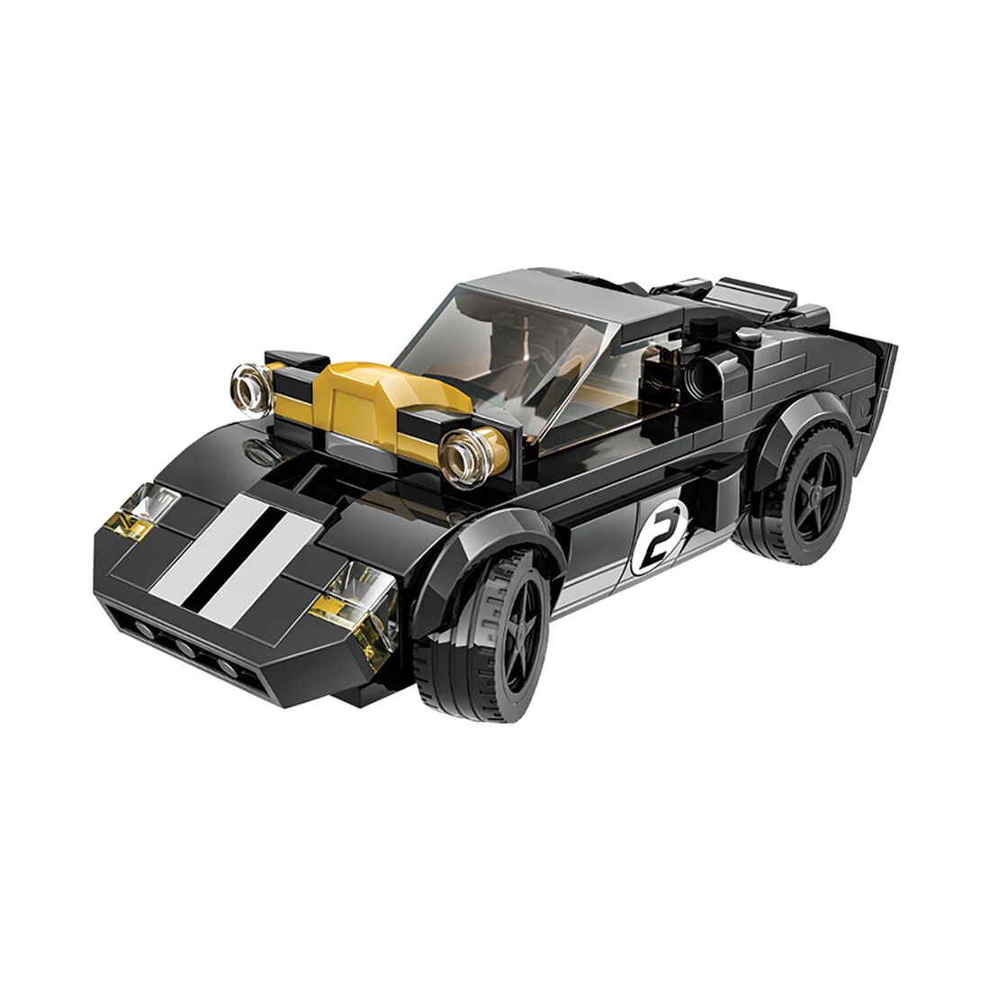 Building Bricks Mini Car Black, , scaau_hi-res
