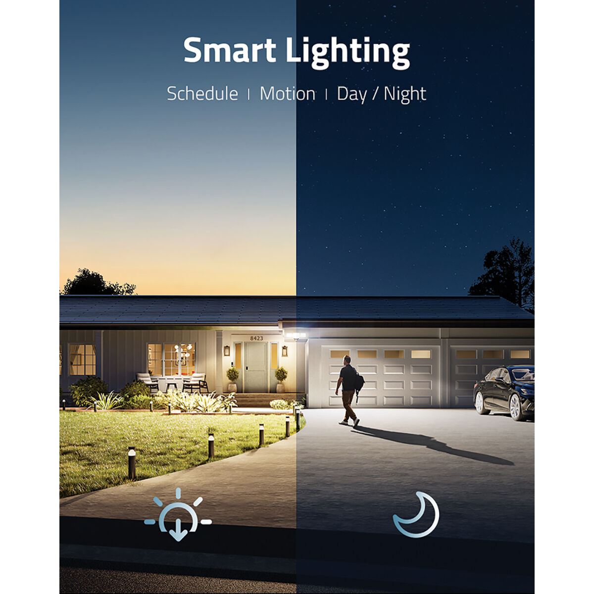 Eufy Security Floodlight 2K Pro White, , scaau_hi-res