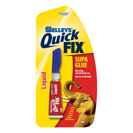 Supa Glue - Quickfix, Liquid, 3mL, , scaau_hi-res