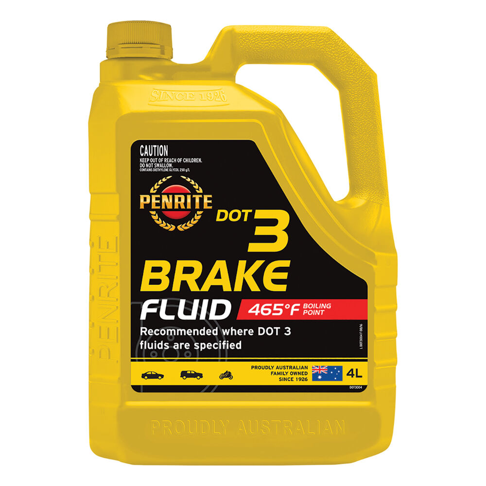 Penrite Brake Fluid DOT3 4L Supercheap Auto