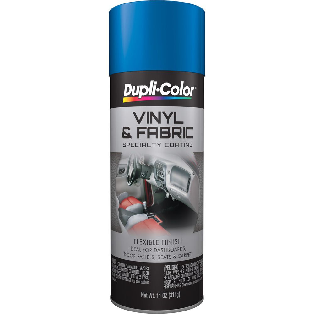 Dupli-Color Vinyl and Fabric Paint Aerosol Paint - Blue, 311g