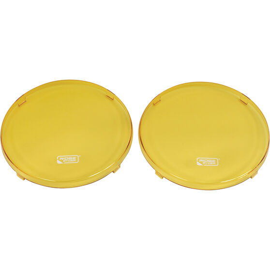 Ridge Ryder Driving Light Yellow Lens Cover Suits 180mm, , scaau_hi-res
