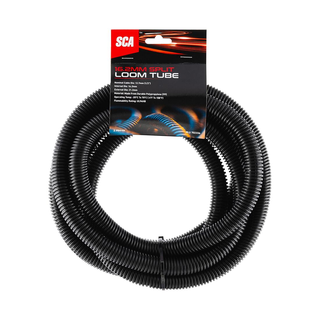 SCA Corrugated Split Tubing - 16.2mm x 3m, , scaau_hi-res
