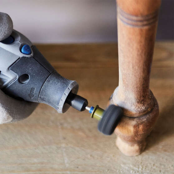 Dremel 2pc Sanding Buff Dia 25mm 180 And 280 Grit, , scaau_hi-res