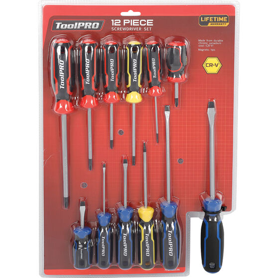 ToolPRO Screwdriver Set 12 Piece Supercheap Auto