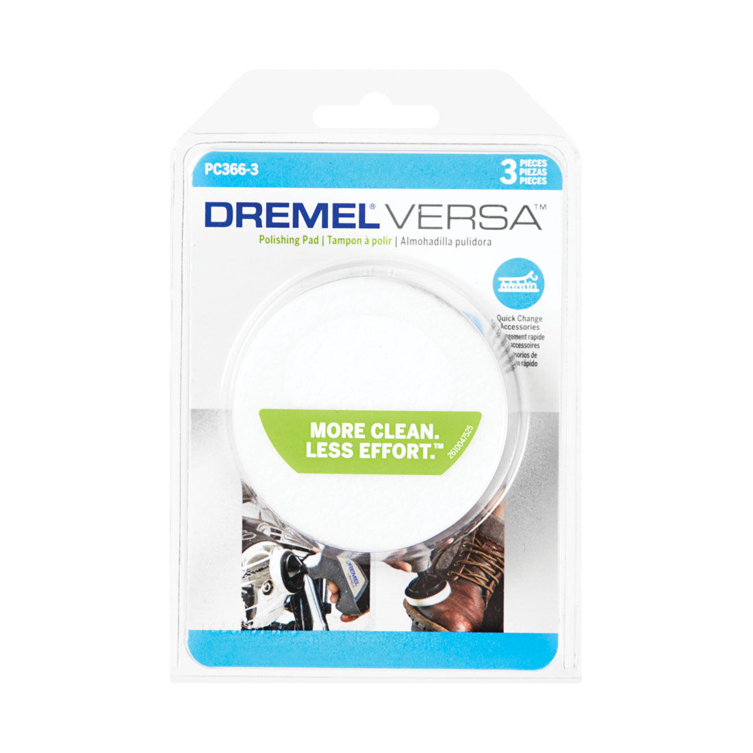 Dremel Versa Polishing Pad 3pk, , scaau_hi-res