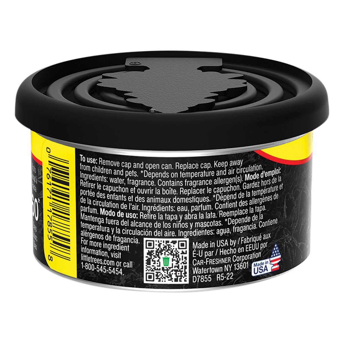 Little Trees Air Freshener Can Black Ice 30g, , scaau_hi-res