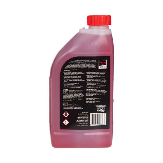 SCA Red Long Life Coolant Concentrate - 1 Litre, , scaau_hi-res