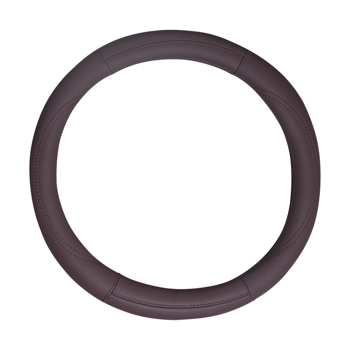 SCA Leather Look Burgundy Grid Steering Wheel Cover, , scaau_hi-res