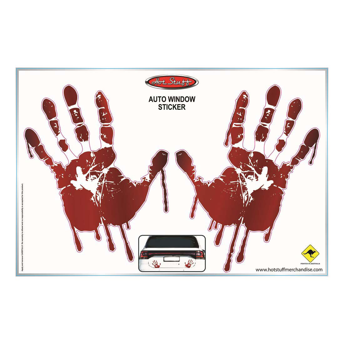 Hot Stuff Sticker Bloody Hand Prints, , scaau_hi-res