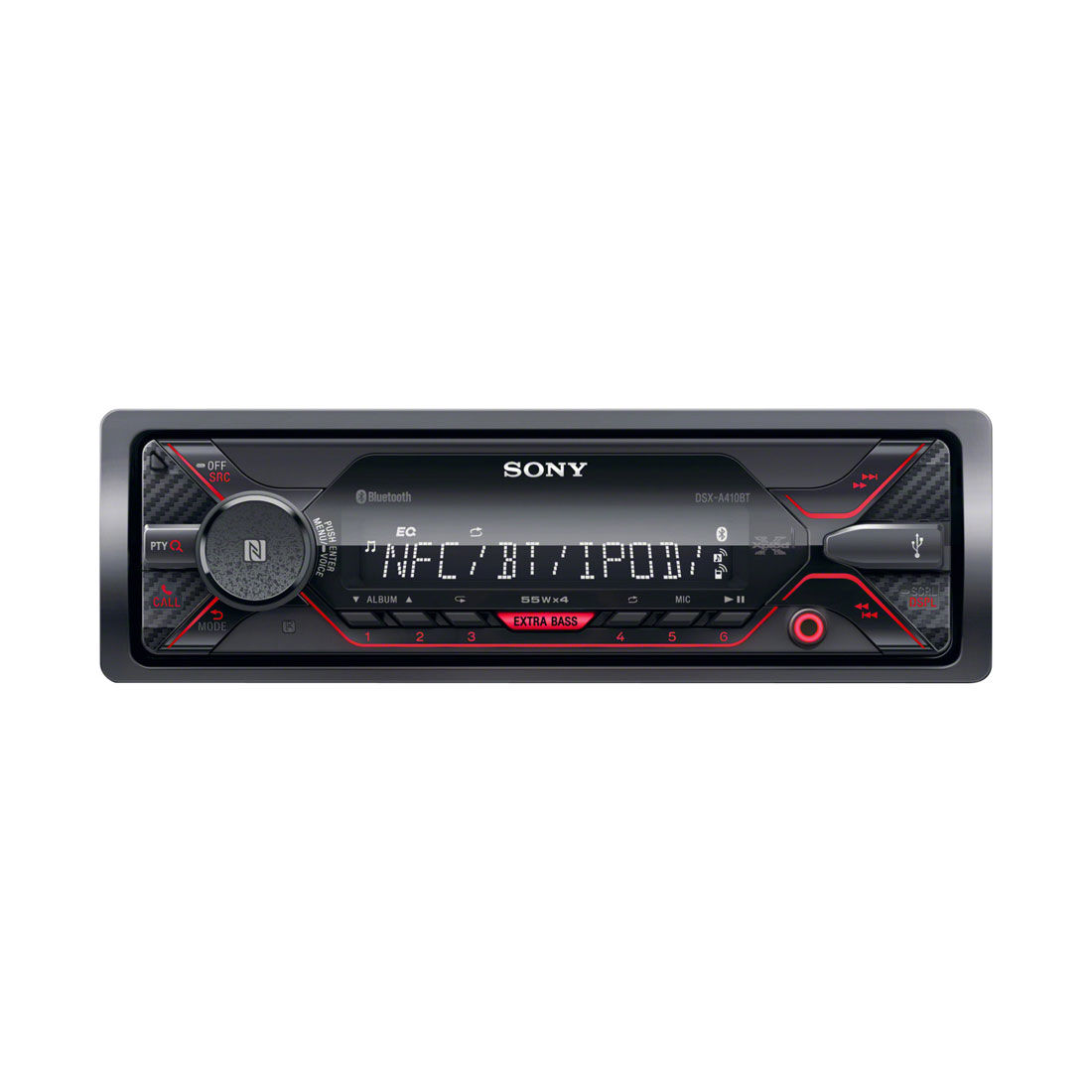Sony DSX-A410BT Single DIN Head Unit with Bluetooth, , scaau_hi-res