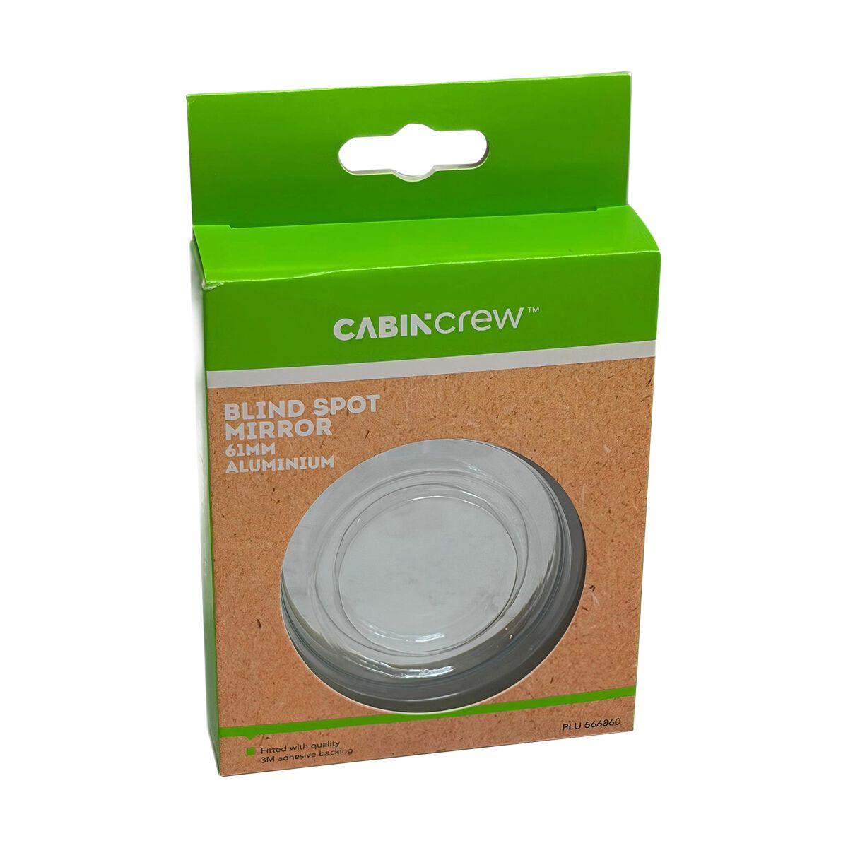 Cabin Crew Blind Spot Mirror Aluminium 61mm, , scaau_hi-res