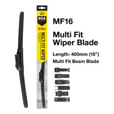 SCA Multi-Fit Wiper Blade 405mm (16") Single - MF16, , scaau_hi-res