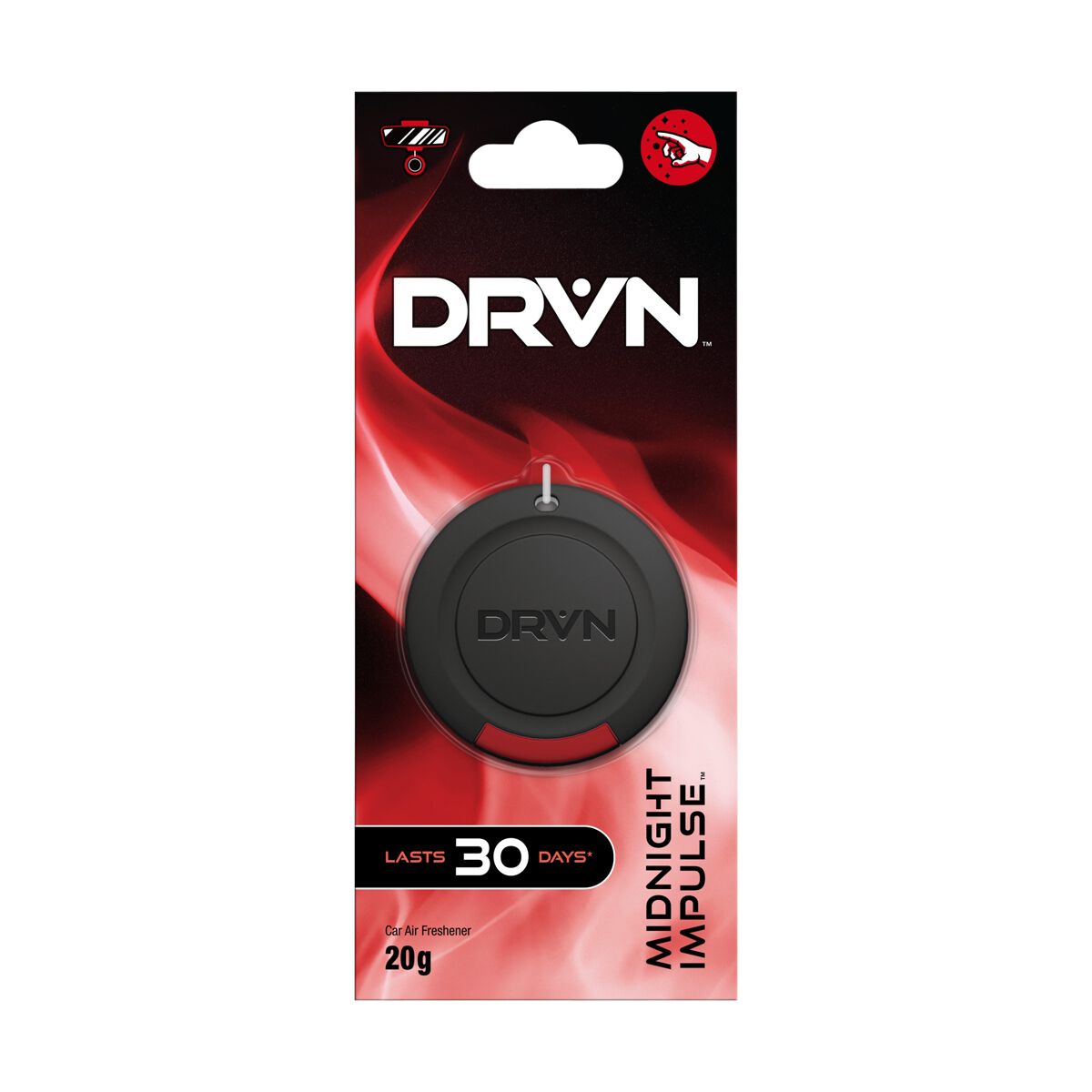 DRVN Midnight Impulse Hanging Air Freshener - 1 Pack, , scaau_hi-res