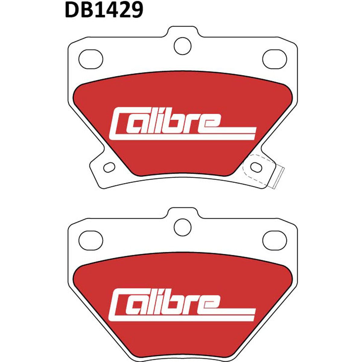 Calibre Disc Brake Pads DB1429CAL, , scaau_hi-res