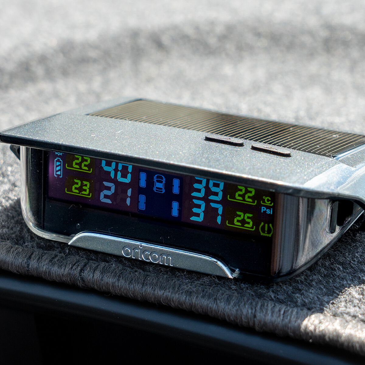 Oricom Tyre Pressure Monitoring System with 4 External Sensors, , scaau_hi-res
