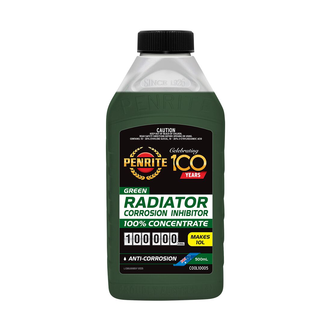 Penrite Green Radiator Corrosion Inhibitor Concentrate - 500mL, , scaau_hi-res